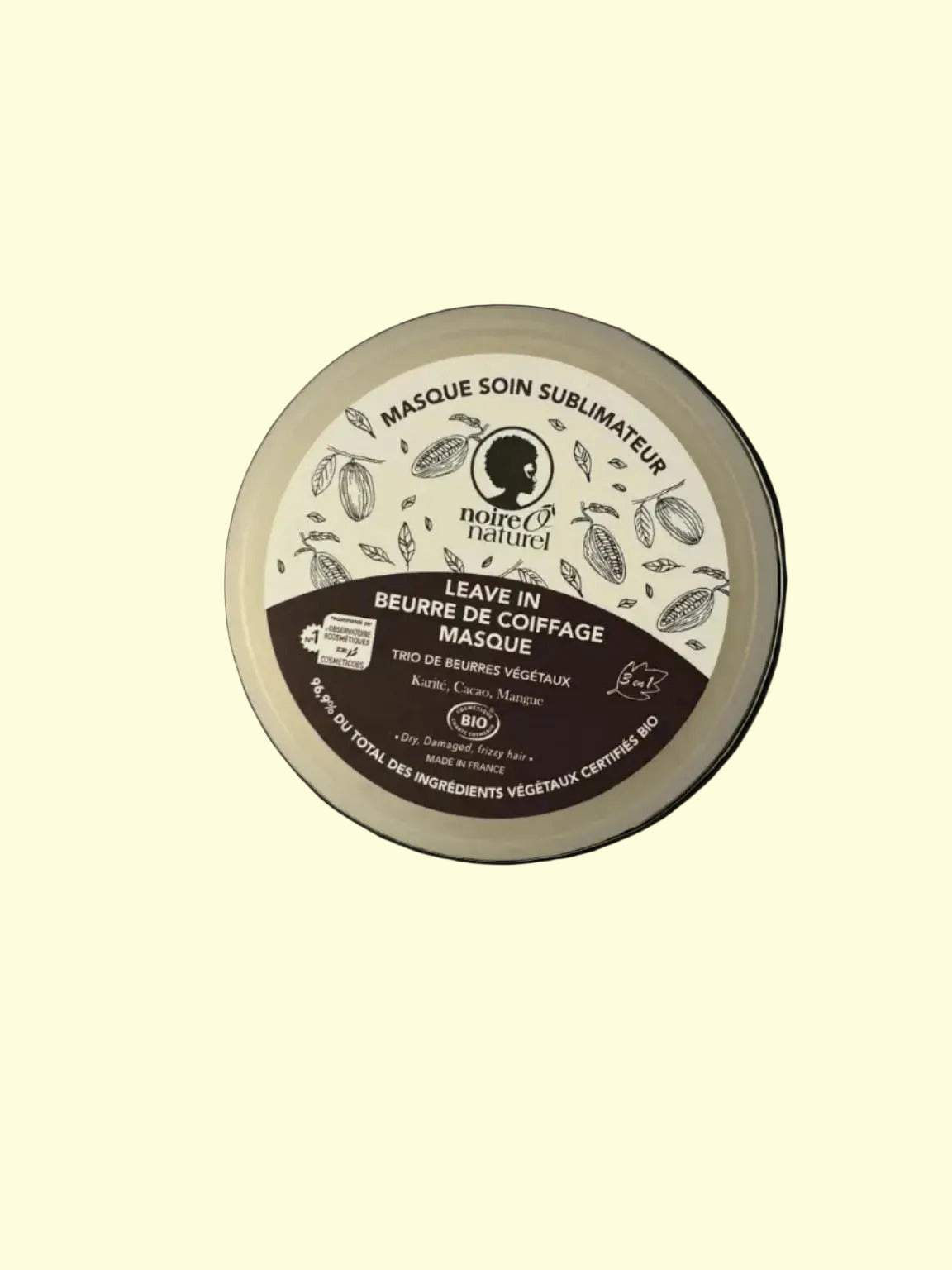 Masque nourrissant BIO 3 en 1 : masque soin sublimateur